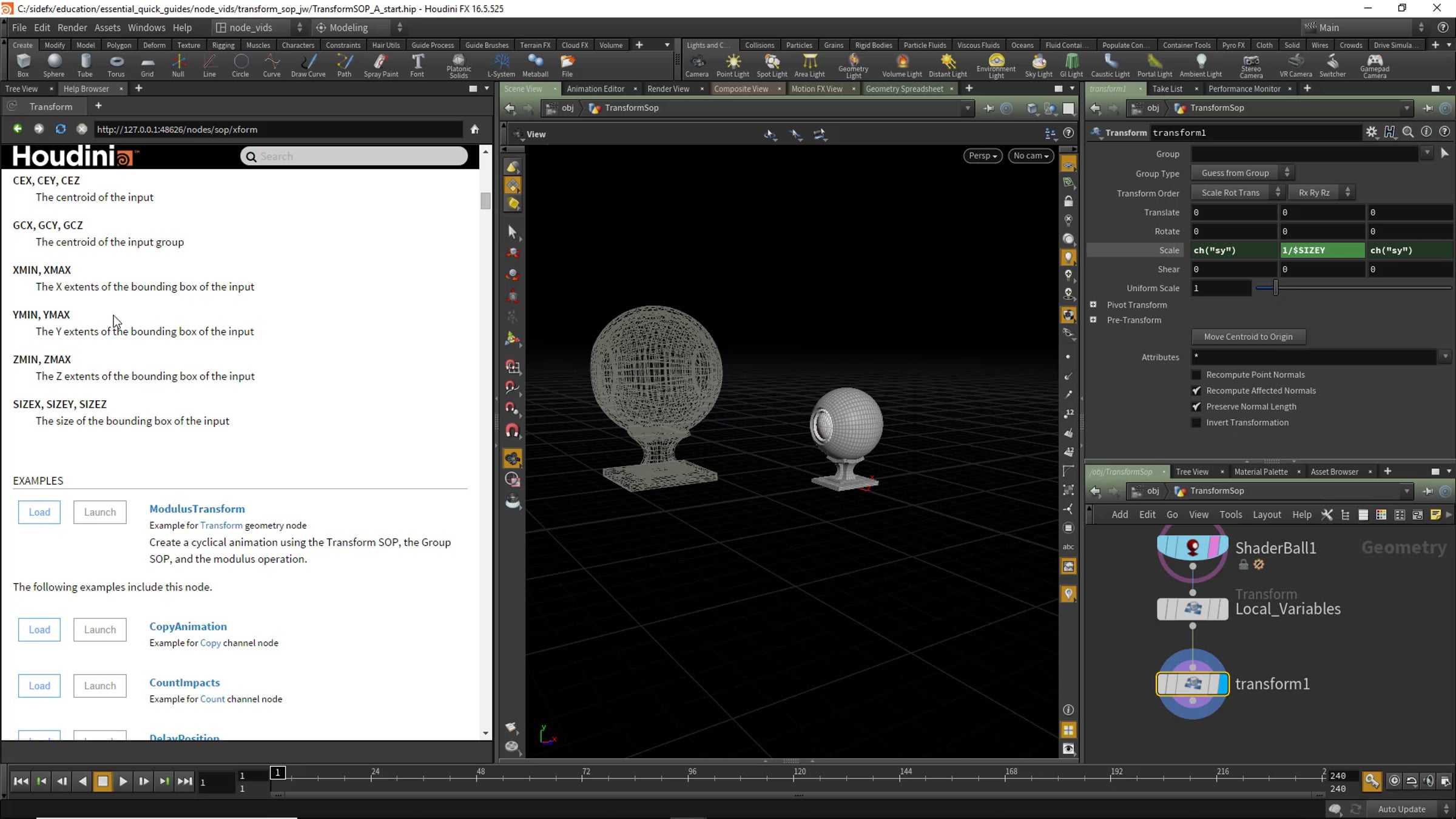 Transform SOP | Local Variables | Node Reference | Videos & Movies on Vimeo