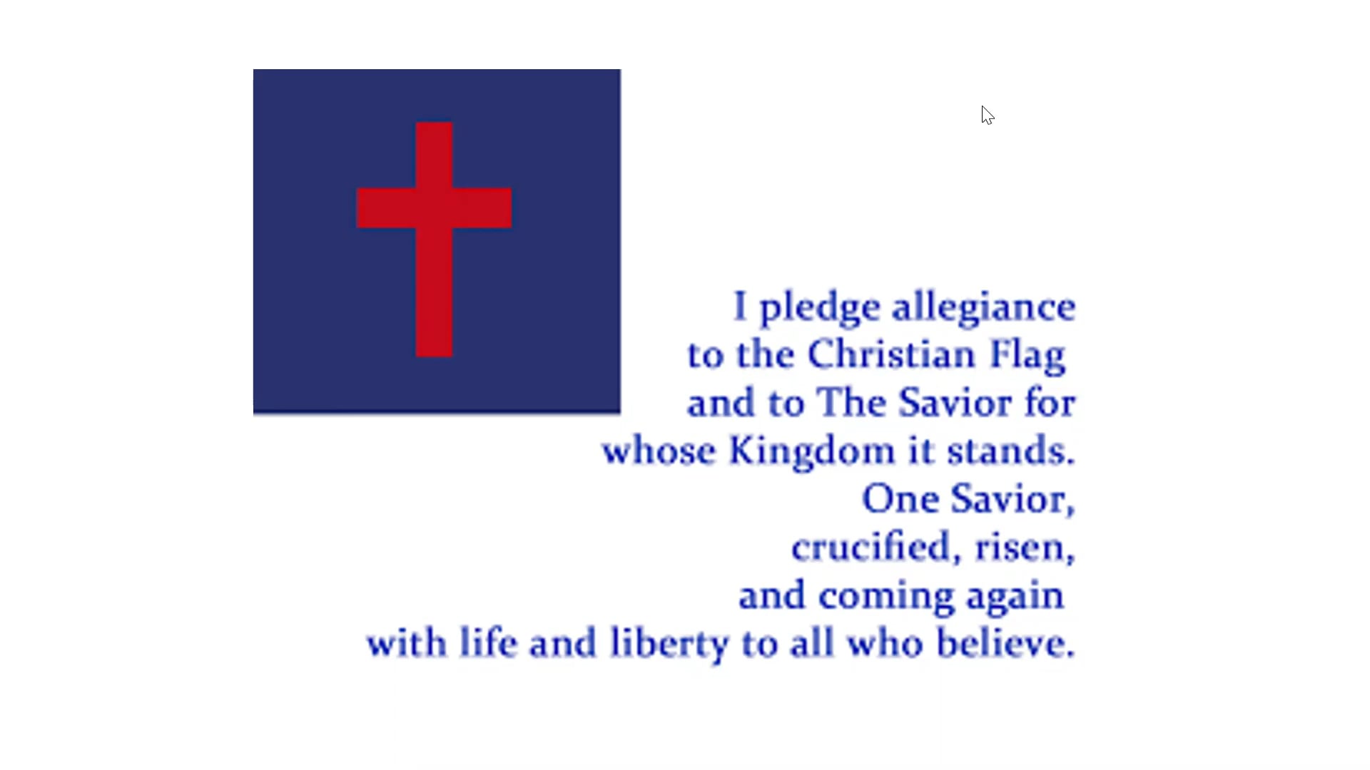 pledge-to-the-christian-flag-on-vimeo