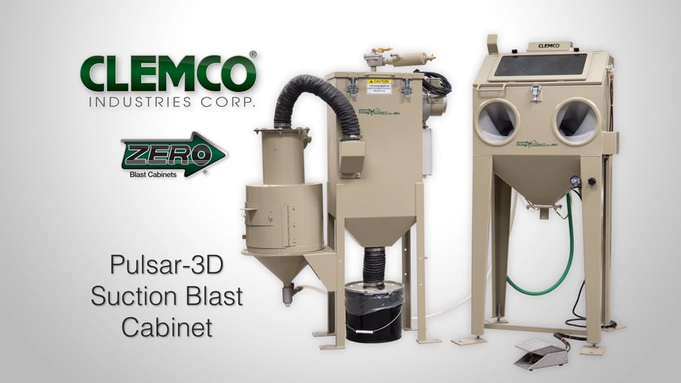 Pulsar 3-D Suction Blast Cabinets: Overview of Features