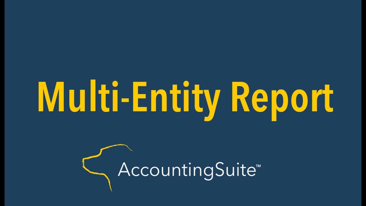 multi entity report