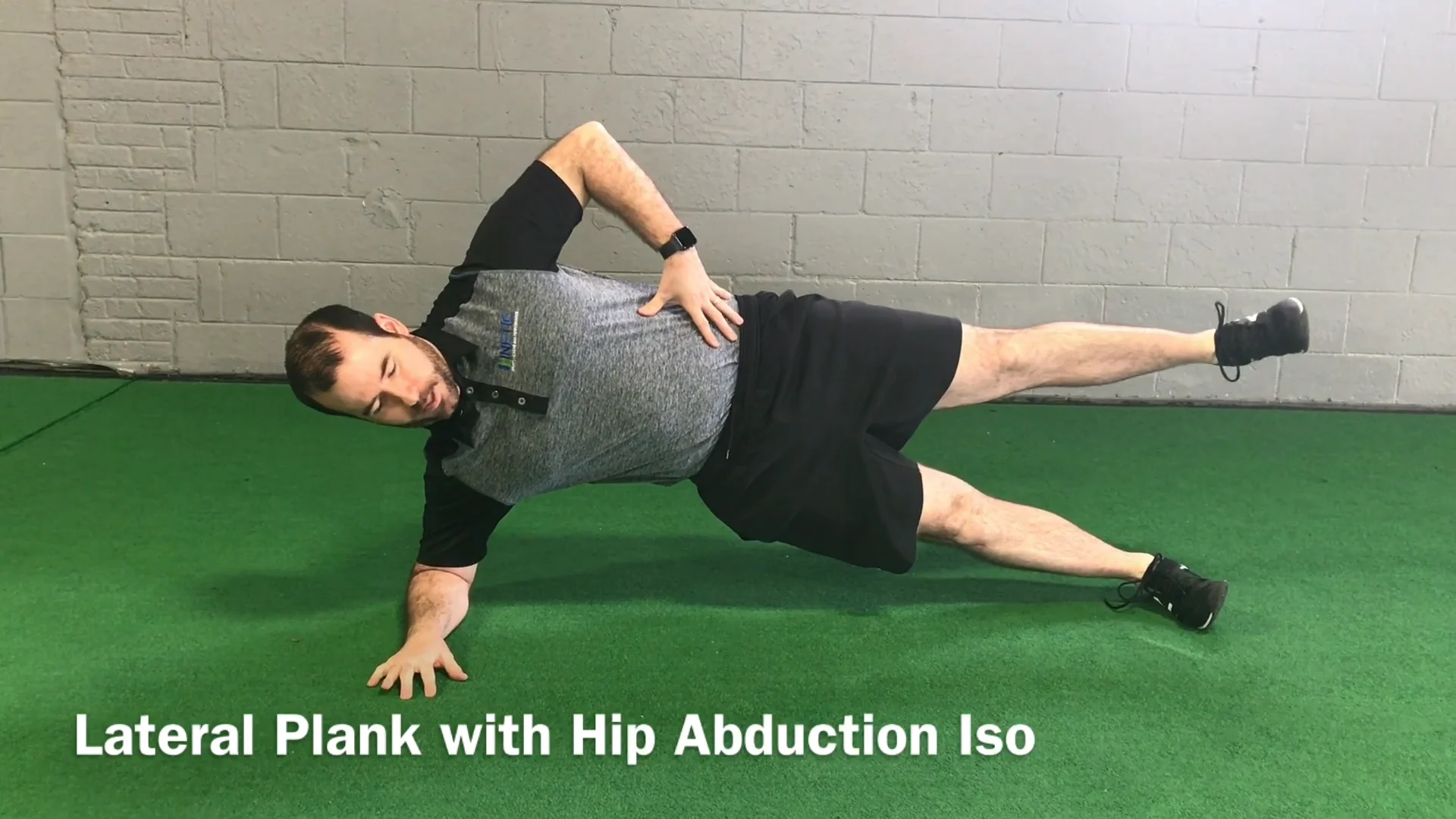 Adductor plank with lower leg flexion on Vimeo