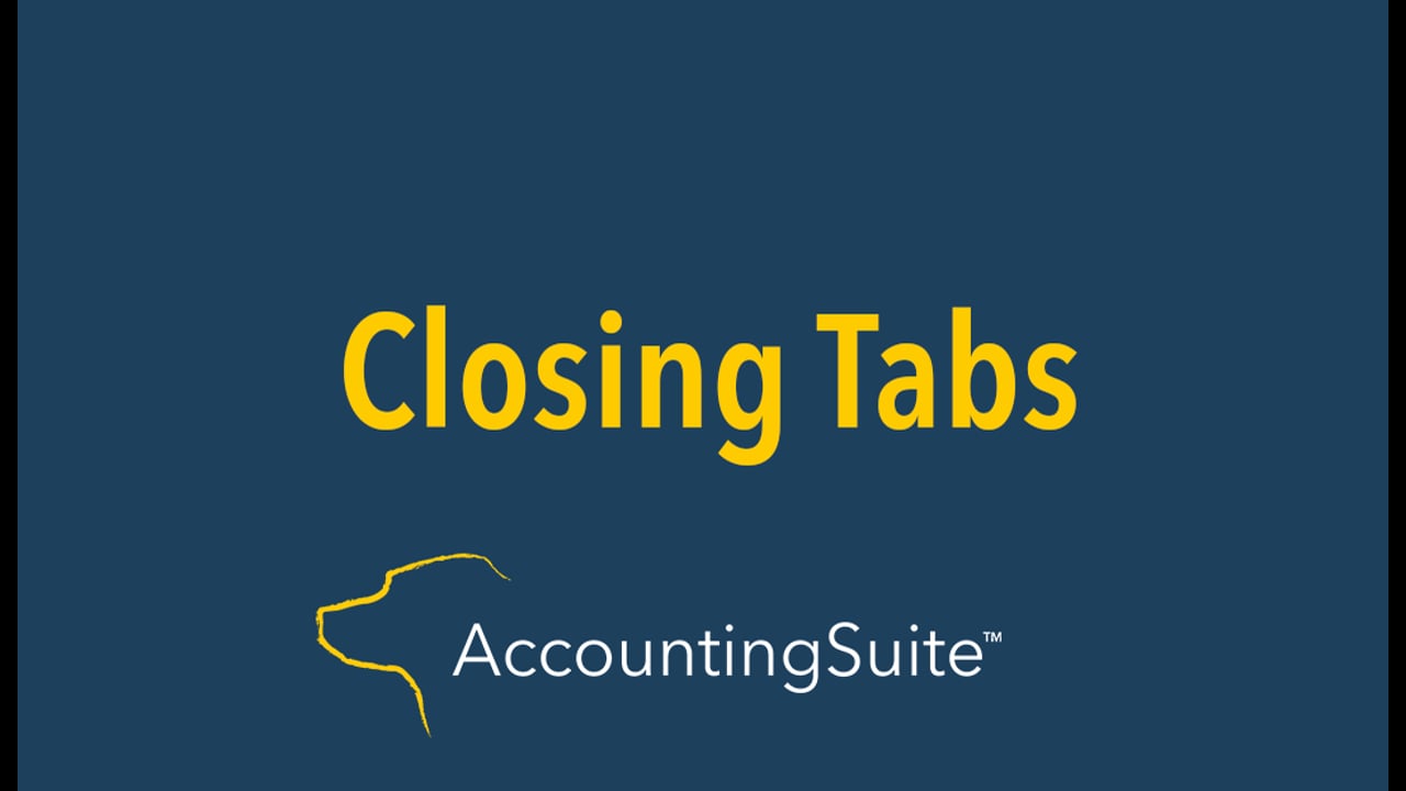 Closing Tabs