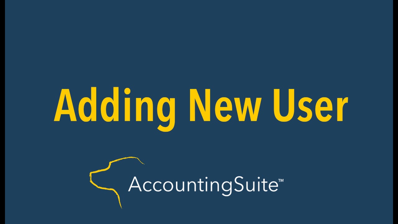 Adding a New User