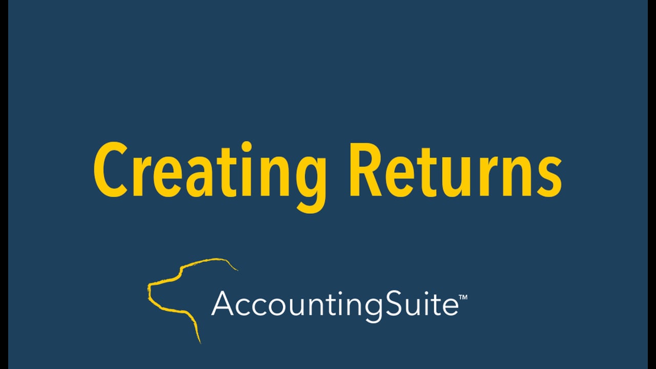Creating Returns