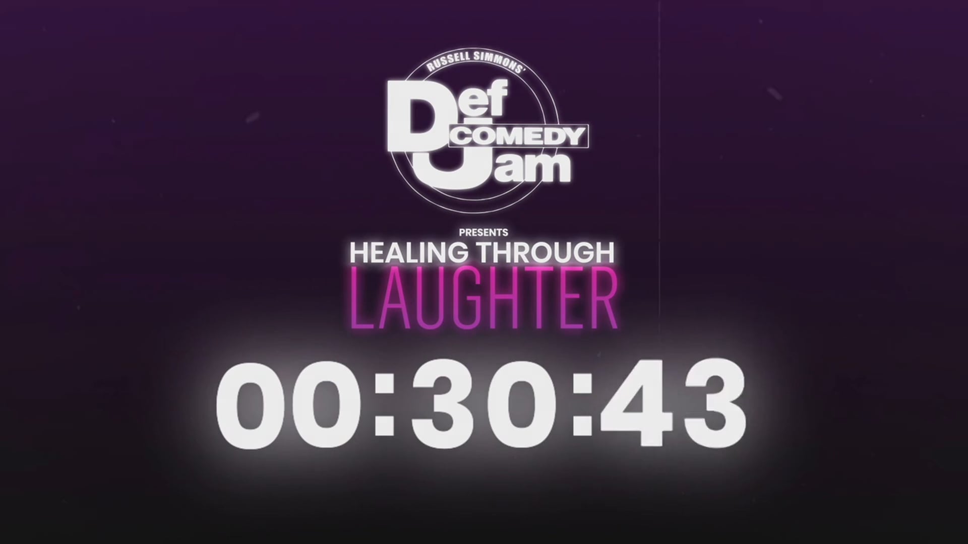 Def Jam Comedy: "Healing Through Laughter"