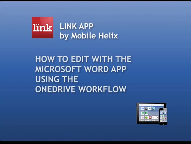 How-to Edit with Word App, OneDrive Workflow 3:31