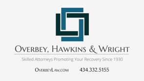 If you’re injured, call Overbey, Hawkins, Wright & Vance