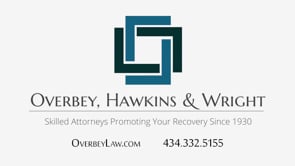 If you’re injured, call Overbey, Hawkins, Wright & Vance