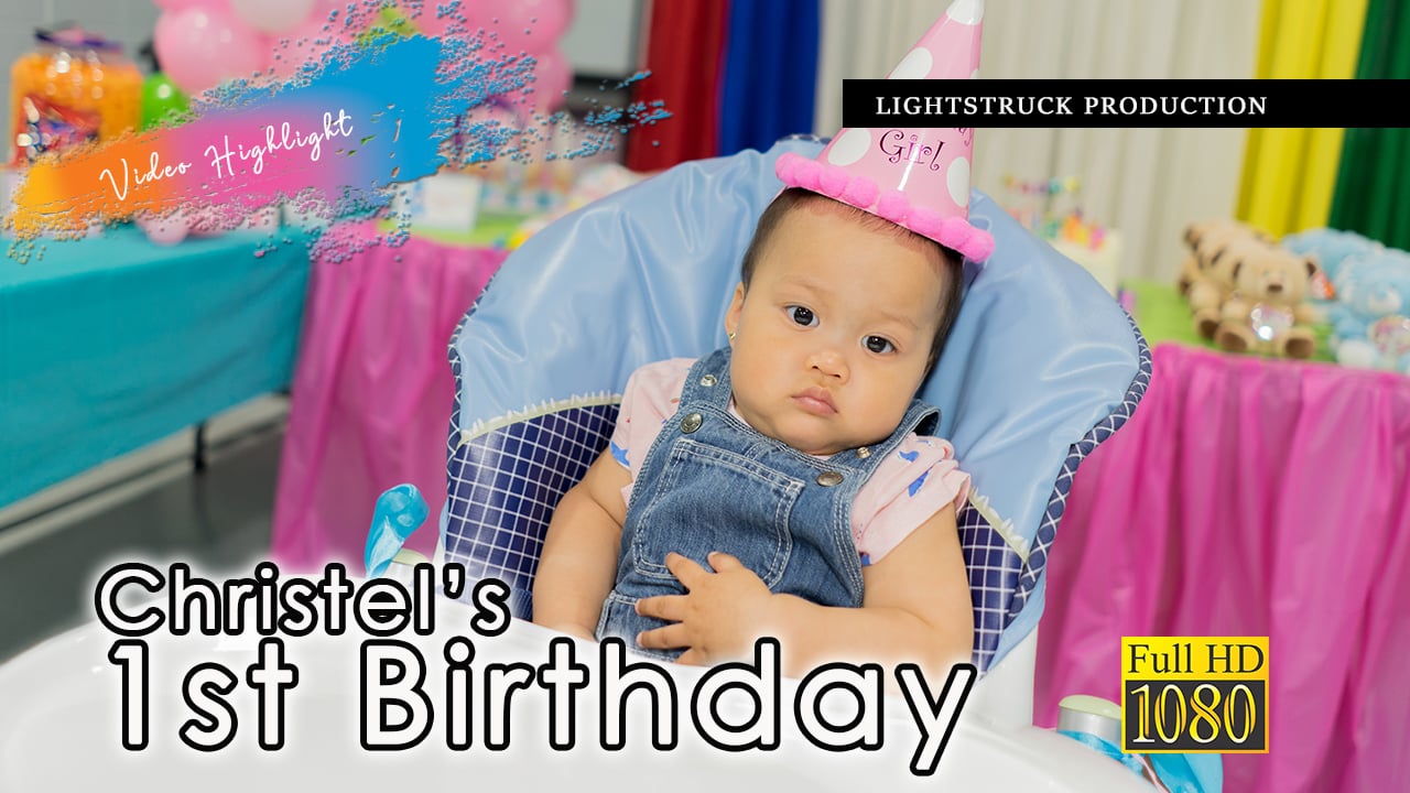 Christel 1st Birthday