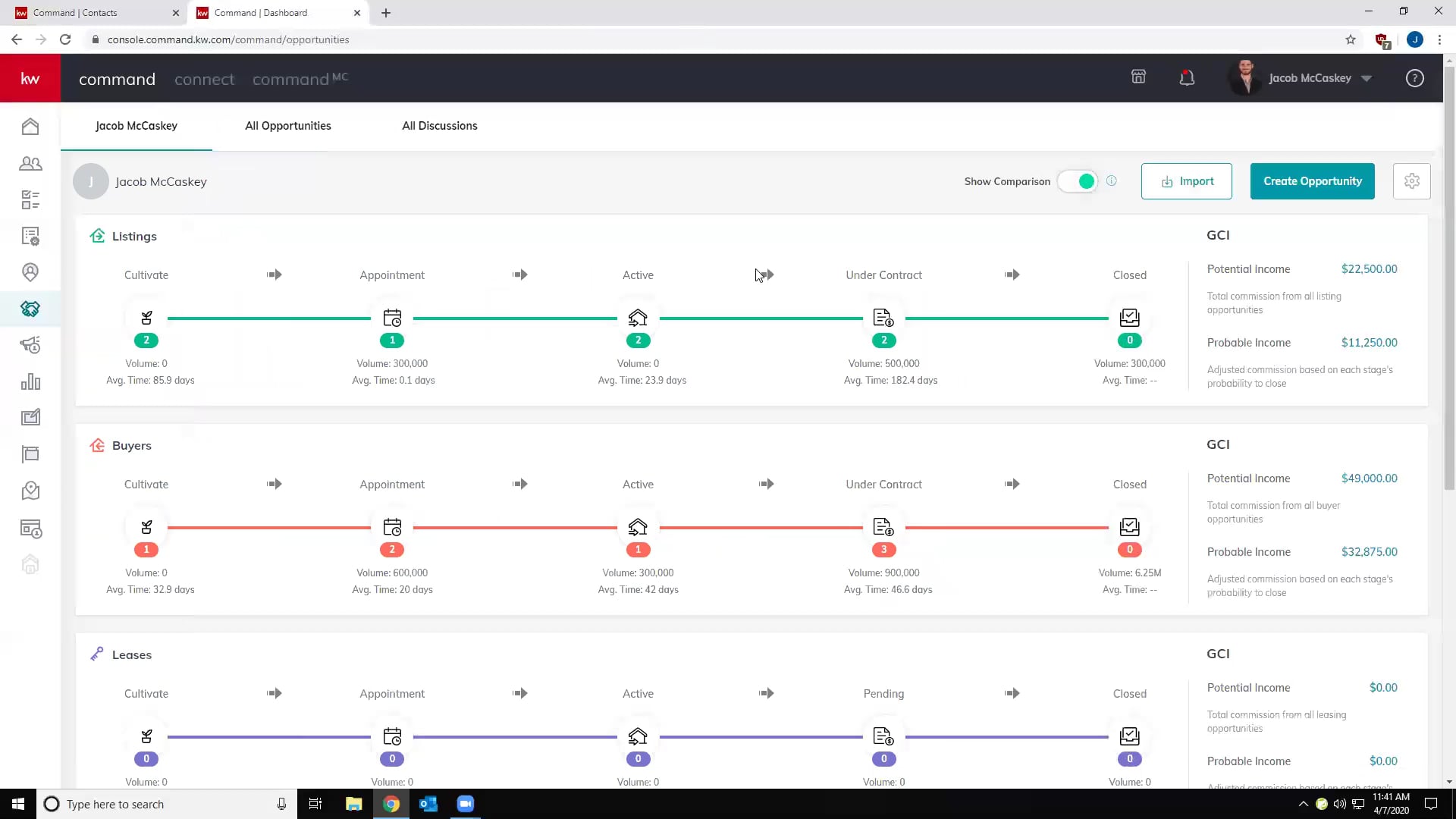 Command- How To Create An Opportunity & Use DocuSign on Vimeo