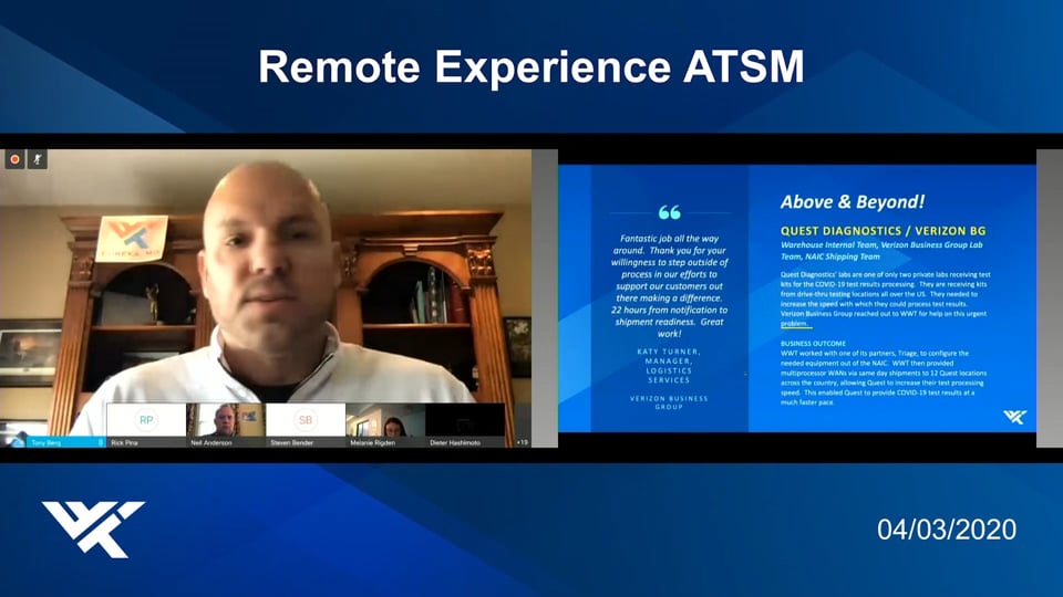ATSM 04-03-2020: Above and Beyond - Quest Diagnostics