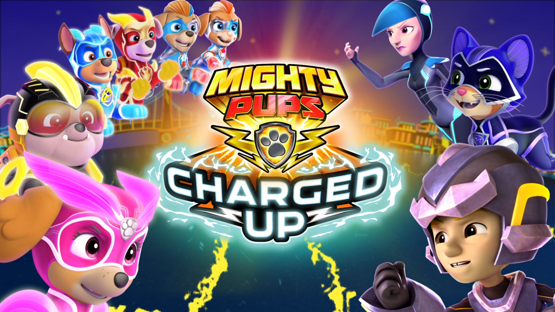 Paw patrol mighty pups charged up pups vs the copycat