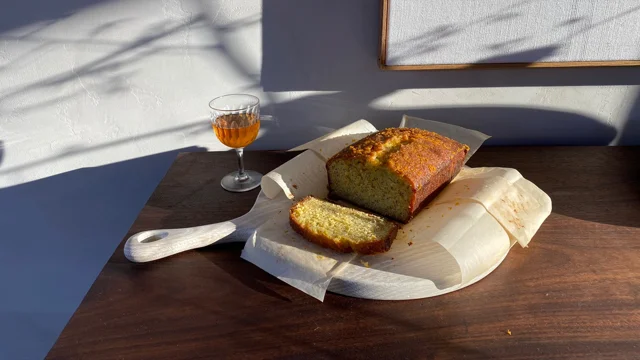 Citrus Poppy Olive Oil Loaf