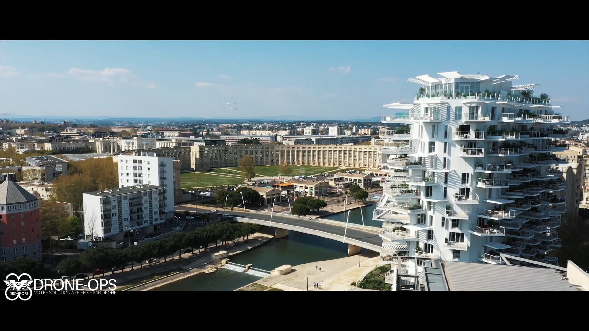 DRONE-OPS - Montpellier par drone pendant le COVID-19