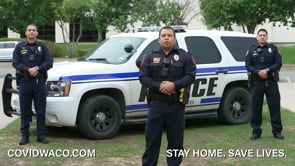 Police Stay Home Save Lives 30