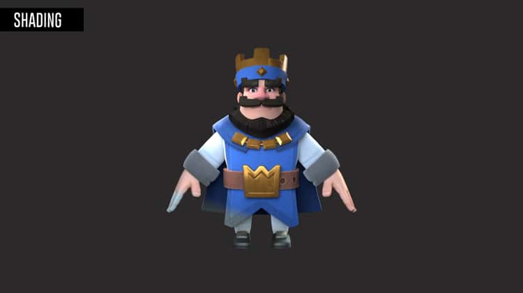 Figure of King in Clash Royale