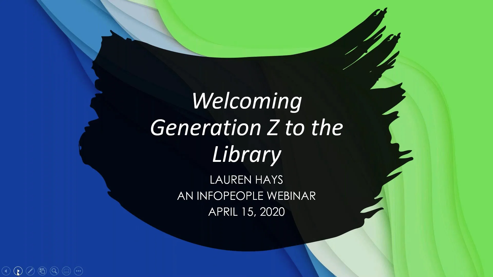 Welcoming Generation Z to our Libraries