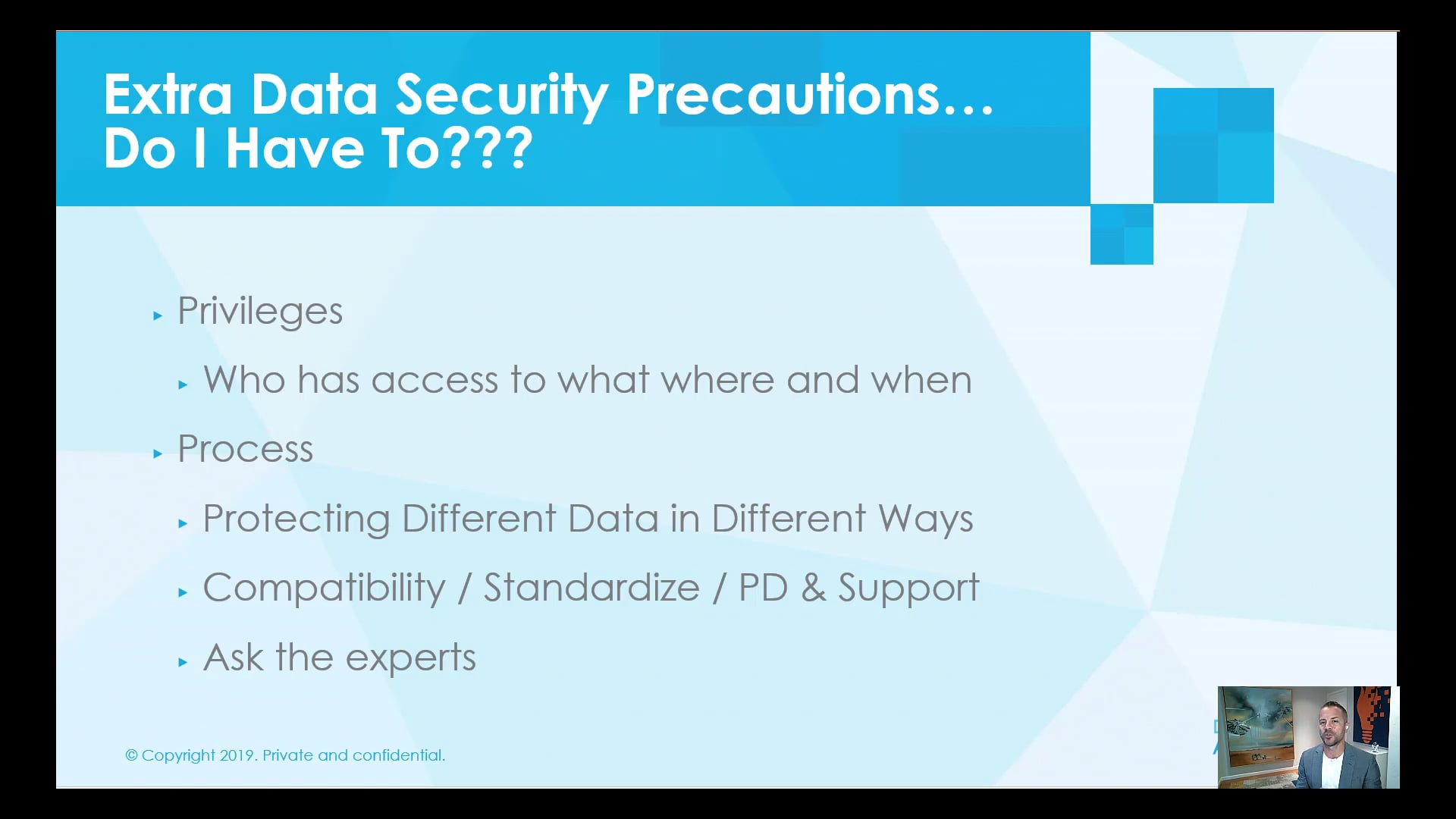 Extra Security? Do I have to? Part 1