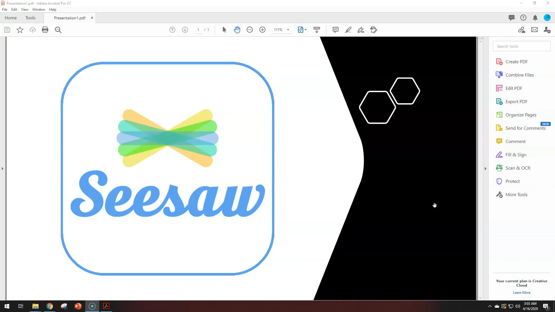 Seesaw app shop tutorial