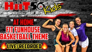 Kids At Home Fit Funhouse | Basketball Theme | with Tammy