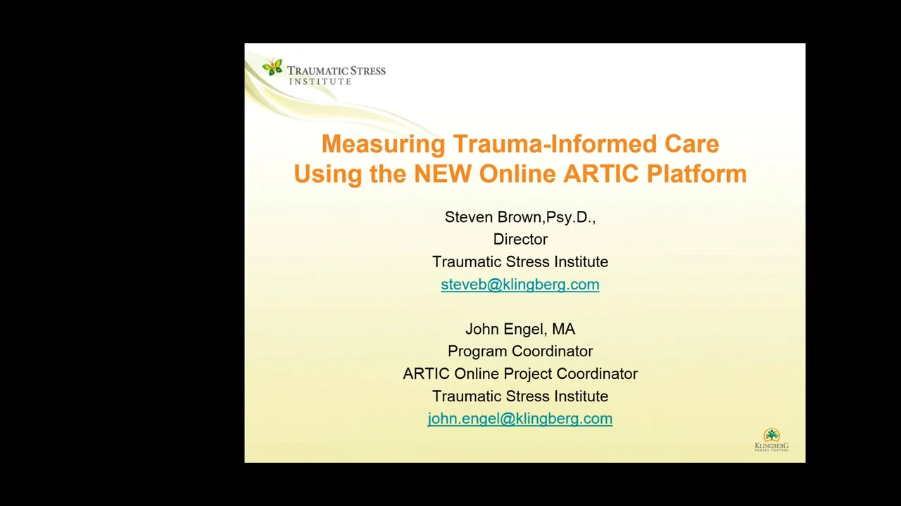 Online ARTIC Webinar on Vimeo