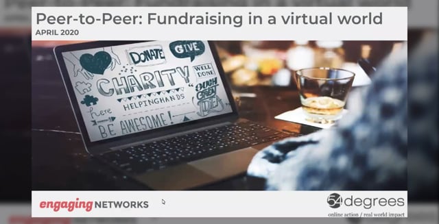 WEBINAR Peer to Peer: Fundraising in a virtual world