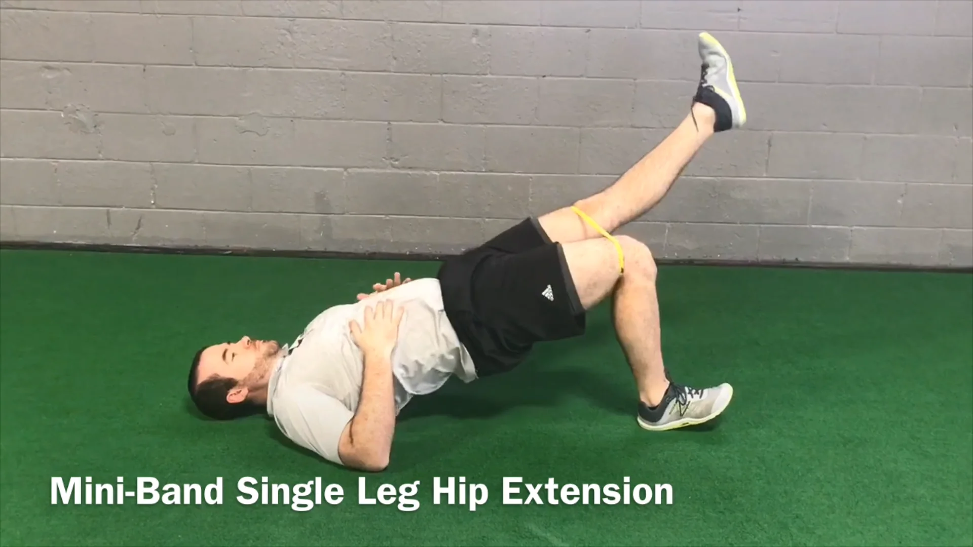 Mini-Band Single Leg Hip Extension on Vimeo