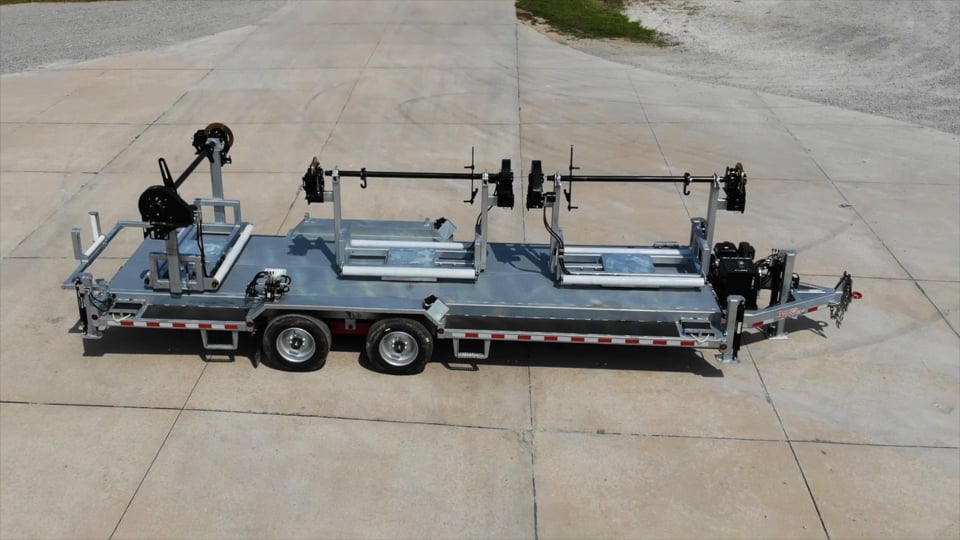 3-Reel Turret Trailer