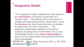 Meredith McCool: Integrative Model guest lecture