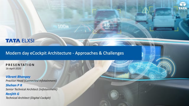 Modern day E-Cockpit architecture: approaches and challenges