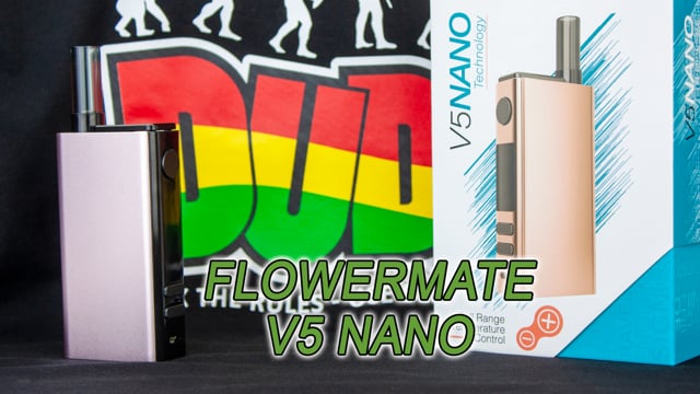 Вапорайзер портативный FlowerMate V5 Nano Vaporizer Rose Gold (Флавемэйт В5 Нано Рос Голд)