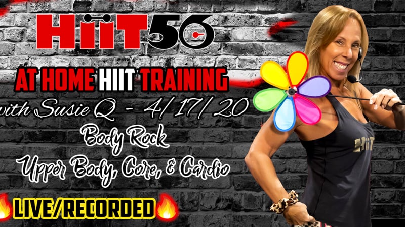 At Home | Hiit Training | with Susie Q | 4/17/20