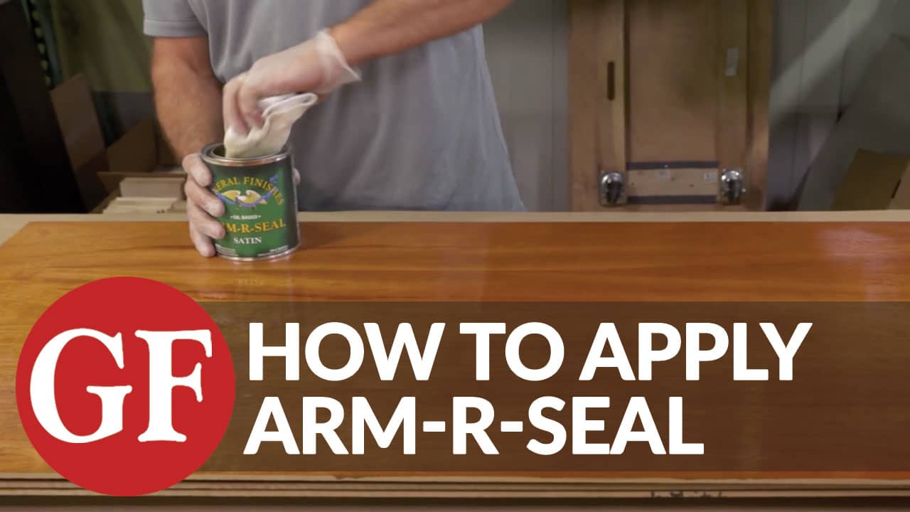 How To Apply ArmRSeal Oil Based Topcoat General Finishes on Vimeo