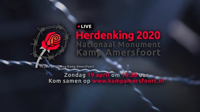 Online Herdenking Kamp Amersfoort 19 april 2020