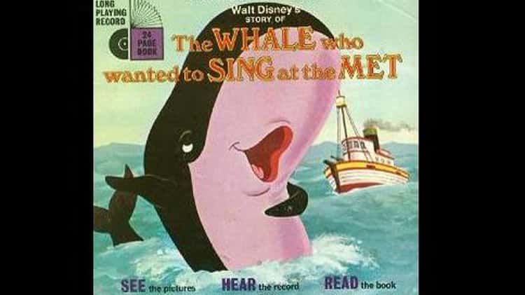 cartoon whale singing