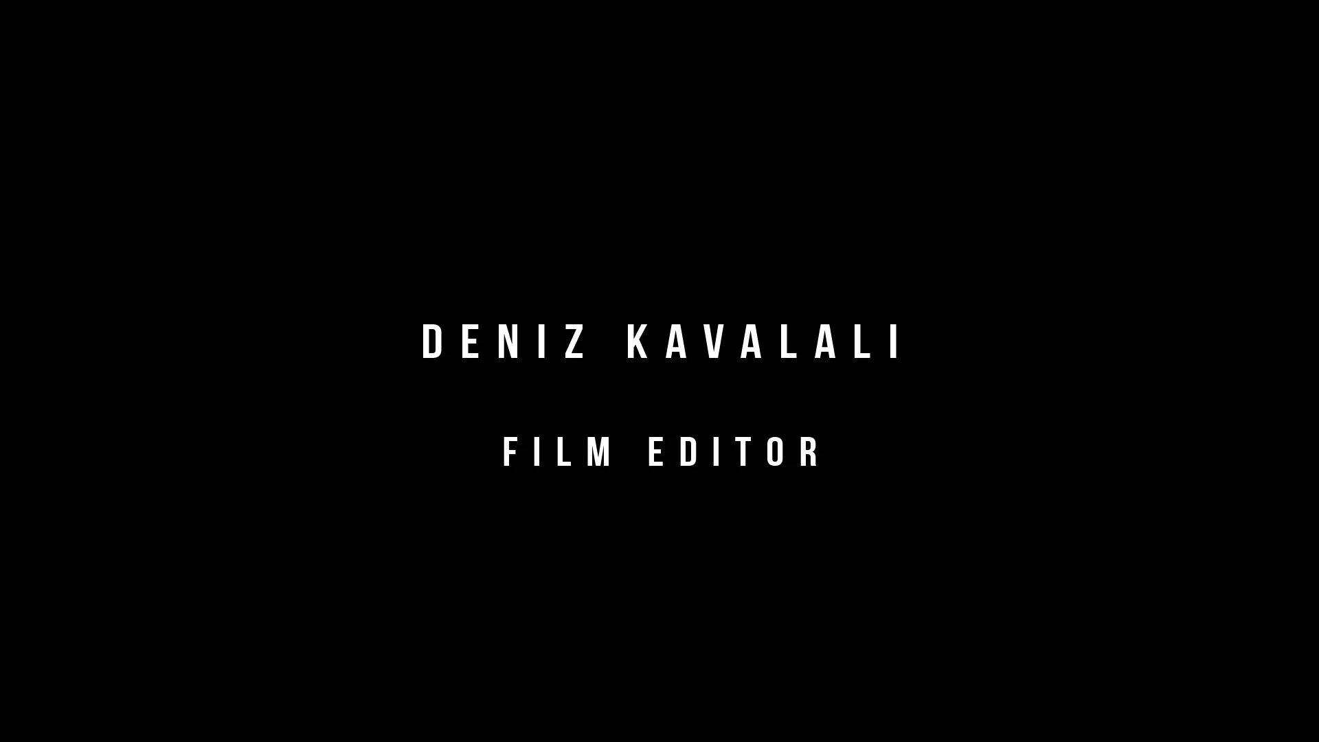 DENIZ KAVALALI - SHOWREEL 2024