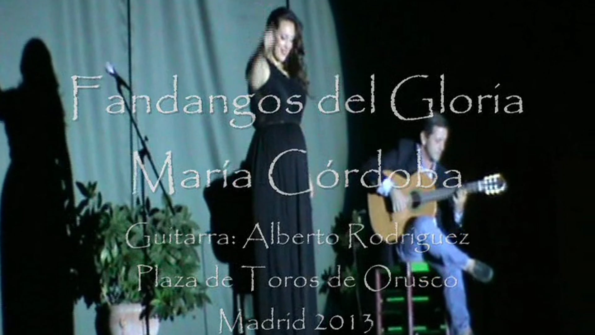 Flamenco "Fandangos del Gloria". María Córdoba