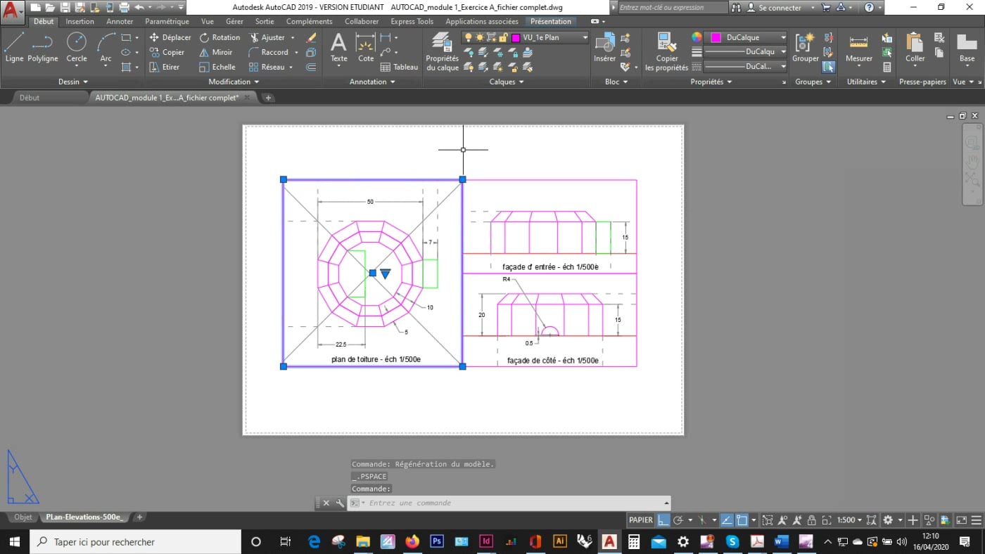 AUTOCAD_Ex A_chapitre 1 on Vimeo