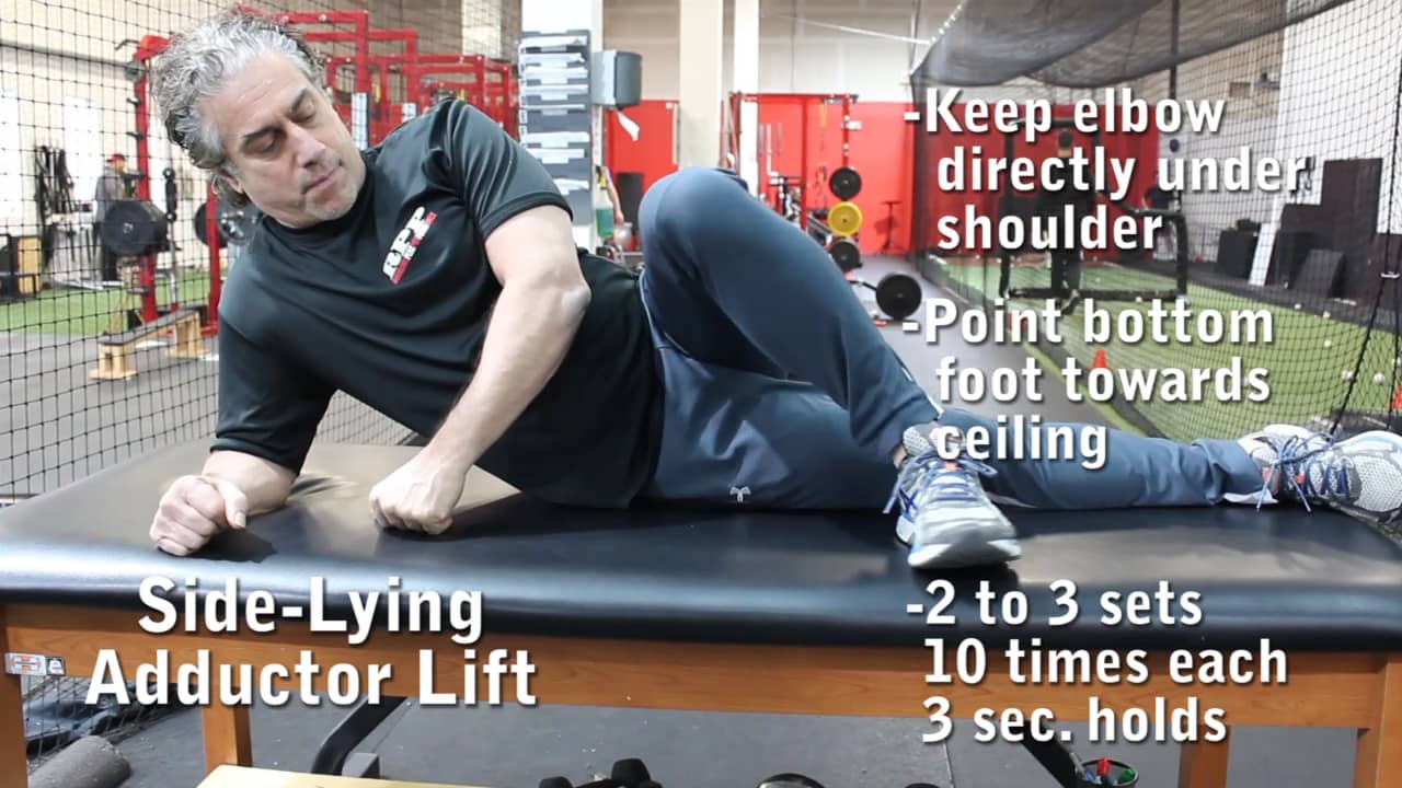 Side-Lying Adductor Lift on Vimeo