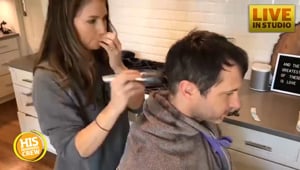 Brandon Heath let his wife cut his hair!