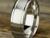 Wedding Band in 10K White Gold, 8MM