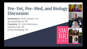Pre-vet, Pre-med, and Biology Zoom Discussion: April 15, 2020