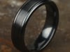 Men&#39;s Band in Black Titanium, 6MM