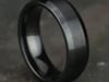 Men&#39;s Band in Black Titanium, 7MM