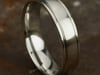 Men&#39;s Comfort Fit Band in 10K White Gold, 6MM