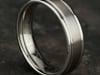 Men&#39;s Satin Finish Band in Titanium, 6MM