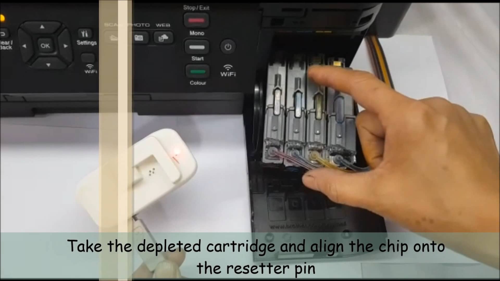 Reset depleted cartridges for Brother LC3511, LC3513 Reset on Vimeo