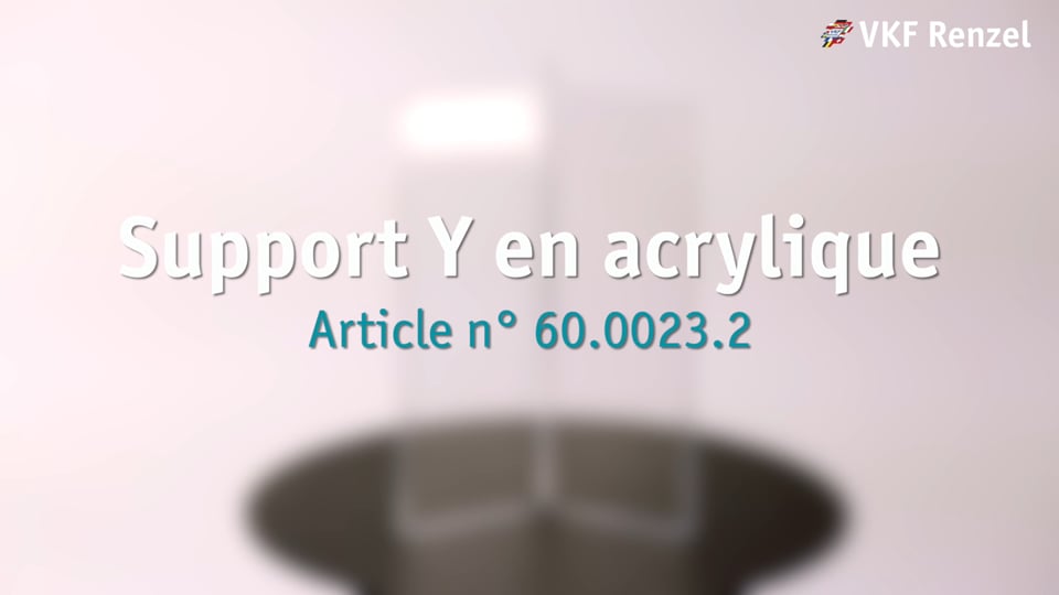 60-0023-2 Support Y en acrylique