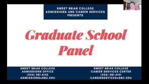 Graduate School Panel: April 20, 2020