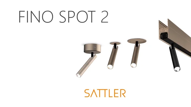 SATTLER design luminaire FINO SPOT 2 product video in English